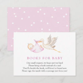 ピンクストークブックベビー挿入カード エンクロージャーカード