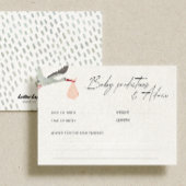 ピンクストークベビー予測とアドバイスゲーム エンクロージャーカード