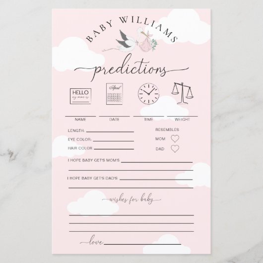 ピンクストークベビー予測ゲーム (正面)