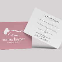 ピンクストーンマッサージセラピストデイスパギフトカード