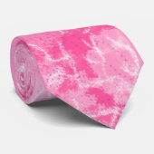ピンクストーン抽象芸術 ネクタイ (ロール)