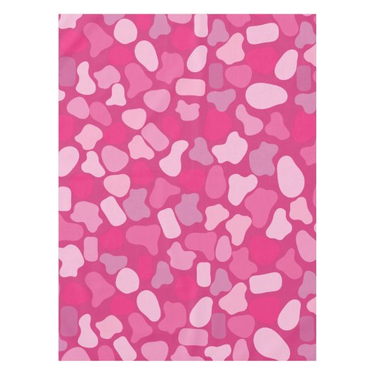 ピンクストーン模様 –  テーブルクロス (正面)