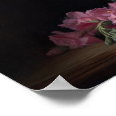 ピンクスナップドラゴンフラワーズアートプリントポスター ポスター (角)