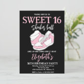 ピンクスニーカーBash誕生日パーティー 招待状 (スタンド正面)