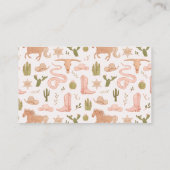 ピンクスネークおむつラッフルチケット エンクロージャーカード (裏面)