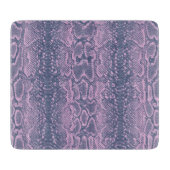 ピンクスネークスキンアニマルプリント カッティングボード (正面)