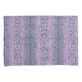 ピンクスネークスキンアニマルプリント 枕カバー (正面右)