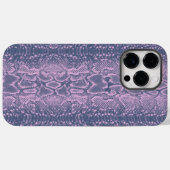 ピンクスネークスキンアニマルプリント Case-Mate iPhoneケース (裏面 (横))