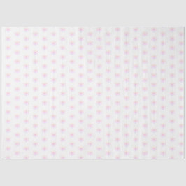 ピンクスノーフレーククリスマスティッシュペーパー 薄葉紙