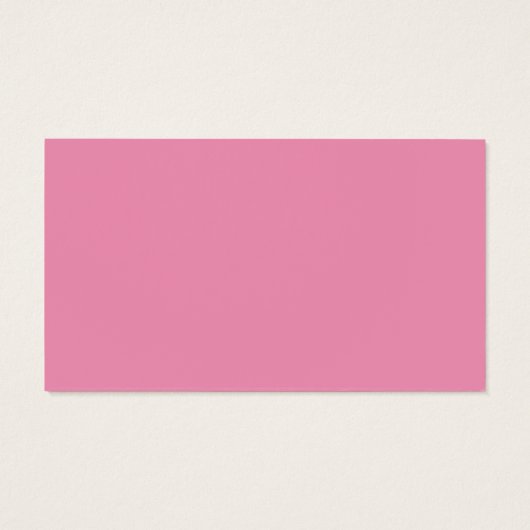 ピンクスノーフレーク冬の結婚式メッセージカード (裏面)