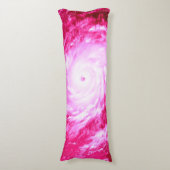 ピンクスパイラルピンホイール ボディピロー (正面縦)