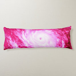 ピンクスパイラルピンホイール ボディピロー