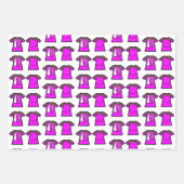 ピンクスパークダンサー ラッピングペーパーシート (正面)