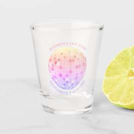 ピンクスパークリディスコボールバチェロレッテ週末パーティー ショットグラス
