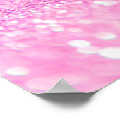 ピンクスパークリーグリッターバタフライプリンセス ポスター (角)