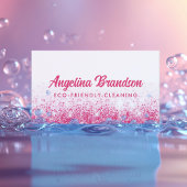 ピンクスパークルエコ清掃サービスハウスキーピング 名刺