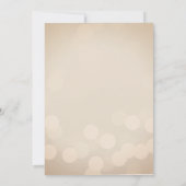 ピンクスパークルオーナメント クリスマス パーティー 招待状 (裏面)