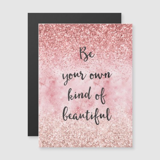 ピンクスパークルガーリーグリズジーグラムグリッタービューティフル (正面/裏面)