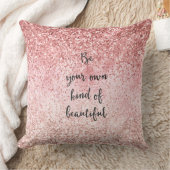 ピンクスパークルガーリーグリズジーグラムグリッタービューティフル クッション (ブランケット)