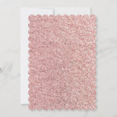 ピンクスパークル21歳の誕生日招待状 招待状 (裏面)