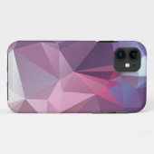 ピンクスブルース抽象芸術ピラミッドパターンアートケースメイト Case-Mate iPhoneケース (裏面(横))