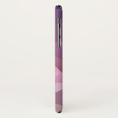 ピンクスブルース抽象芸術ピラミッドパターンアート Case-Mate iPhoneケース (裏面/左)