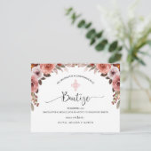 ピンクスペインのフローラガールズバプテスマ サンキューカード (スタンド正面)