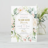 ピンクスペインのフローラ洗礼少女の招待 招待状 (スタンド正面)