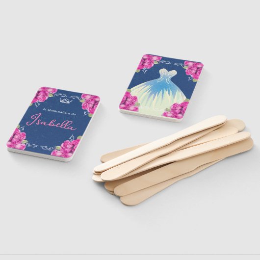 ピンクスペインの&ブルーキンセアニラ | ハンドファン (組立なし)