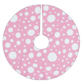 ピンクスポットツリースカート ブラッシュドポリエステルツリースカート (正面)