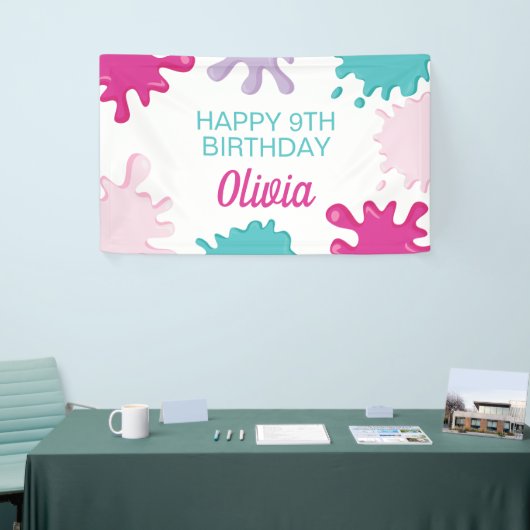 ピンクスライムバースデーパーティー 横断幕 (トレードショー)