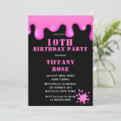 ピンクスライム10バースデーパーティ招待状 (スタンド正面)