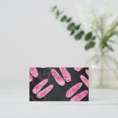 ピンクスリッパブラック 名刺 (スタンド正面)