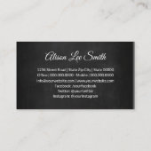 ピンクスリッパブラック 名刺 (裏面)