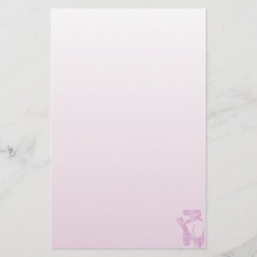 ピンクスリッパ 便箋 (正面)