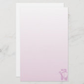 ピンクスリッパ 便箋 (正面/裏面)