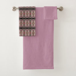 ピンクスリーピース バスタオルセット