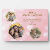 ピンクスリーフォト聖なる書物、 経典スペシャル・マザーズ・デイ フォトプラーク (正面)