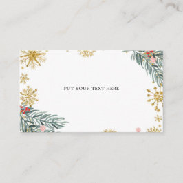 ピンクスリーOhどのようなおもしろい冬の挿入カード エンクロージャーカード