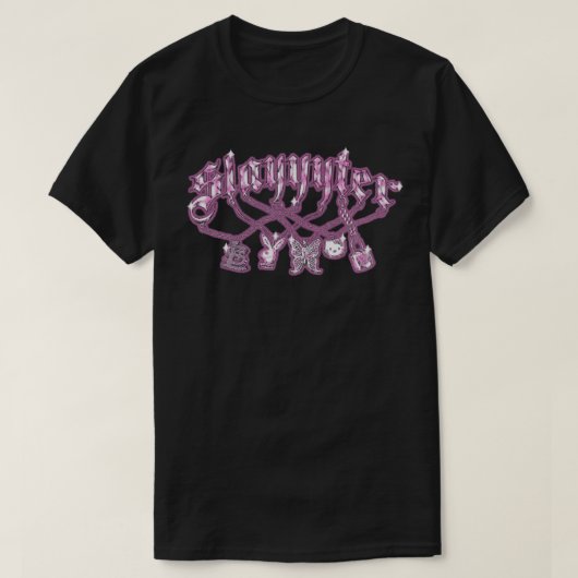 ピンクスレヤチェーンクラシックTシャツ Tシャツ (デザイン正面)