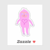 ピンクスローススケッチ シール (シート)