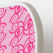 ピンクスワエレガントールピックボールのピックボールパドル ピックルボールラケット (左詳細)