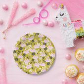 ピンクスワン紙プレート ペーパープレート (パーティー)