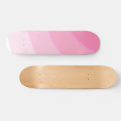 ピンクスワールスケートボード スケートボード (横)