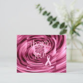 ピンクスワール乳がん ポストカード (スタンド正面)