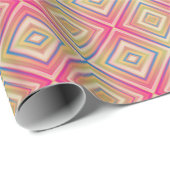 ピンクス代替ダイヤモンドパターンの点滅 ラッピングペーパー (ロールコーナー)