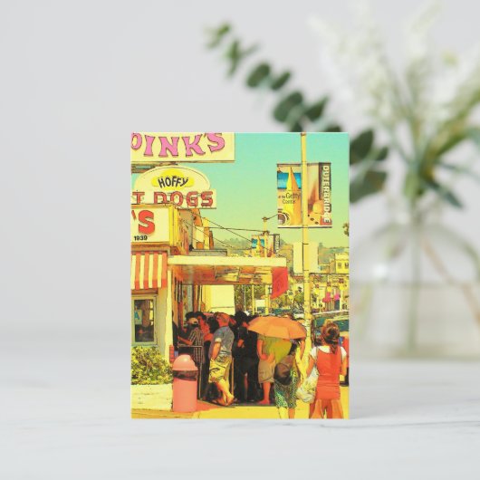 ピンクス – はがき (スタンド正面)