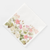 ピンクセピアヴィンテージバラメドウイラストレーション (コーナー)