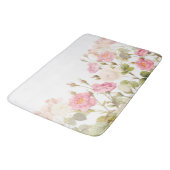 ピンクセピアヴィンテージバラメドウイラストレーション バスマット (アングル)