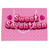 ピンクセブン大抱き枕 ラージペーパーバッグ (正面)